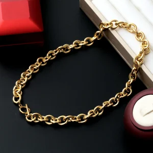 Collier acier garanti inoxydable gros collier chaîne