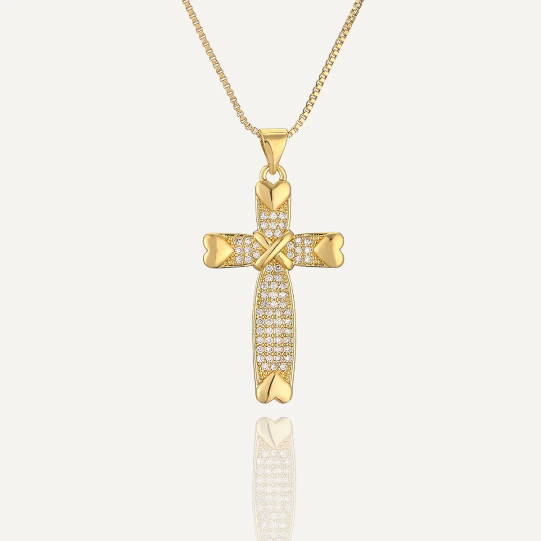 Collier Croix Tendresse