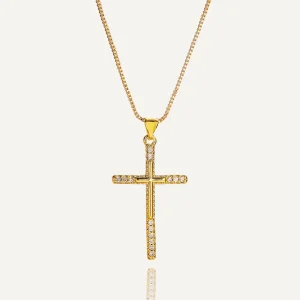Collier Croix Grâce Dorée