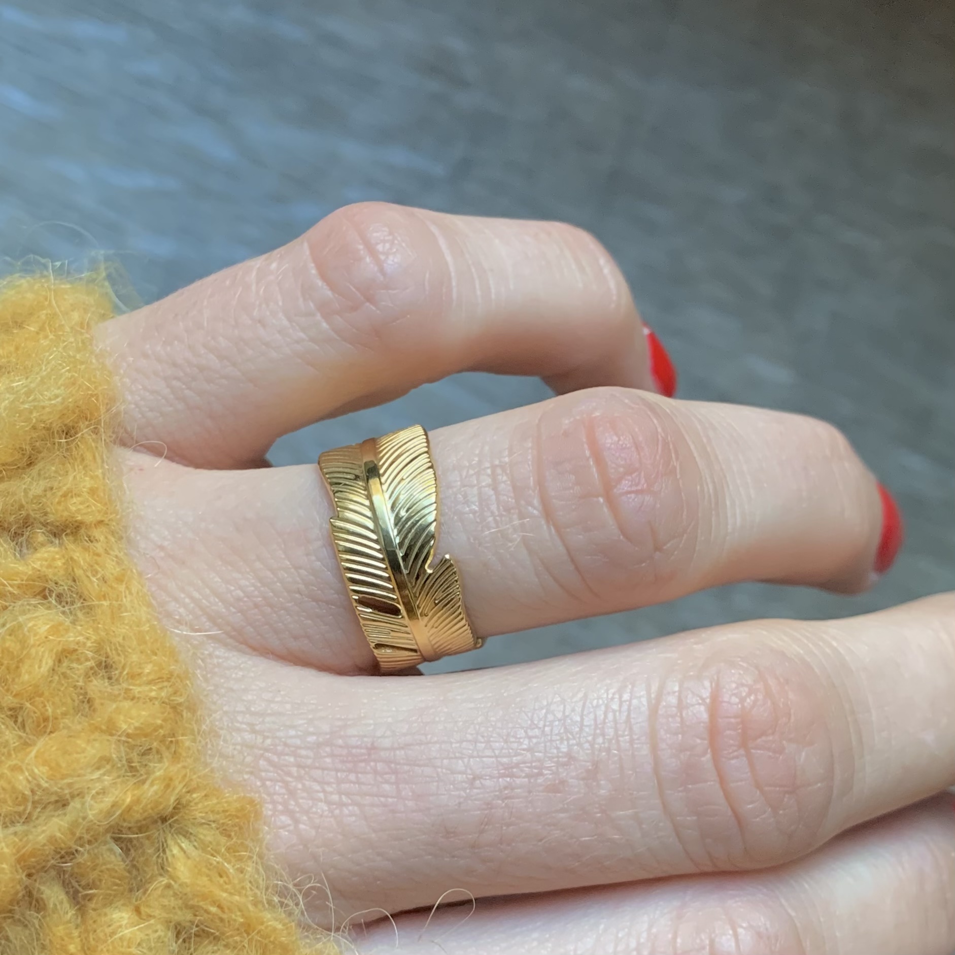 Bague COURONNE DE PLUME – Image 2