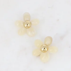 Boucles Poppy - Jaune