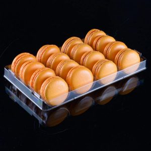 Alvéole 16 macarons 45mm cristal