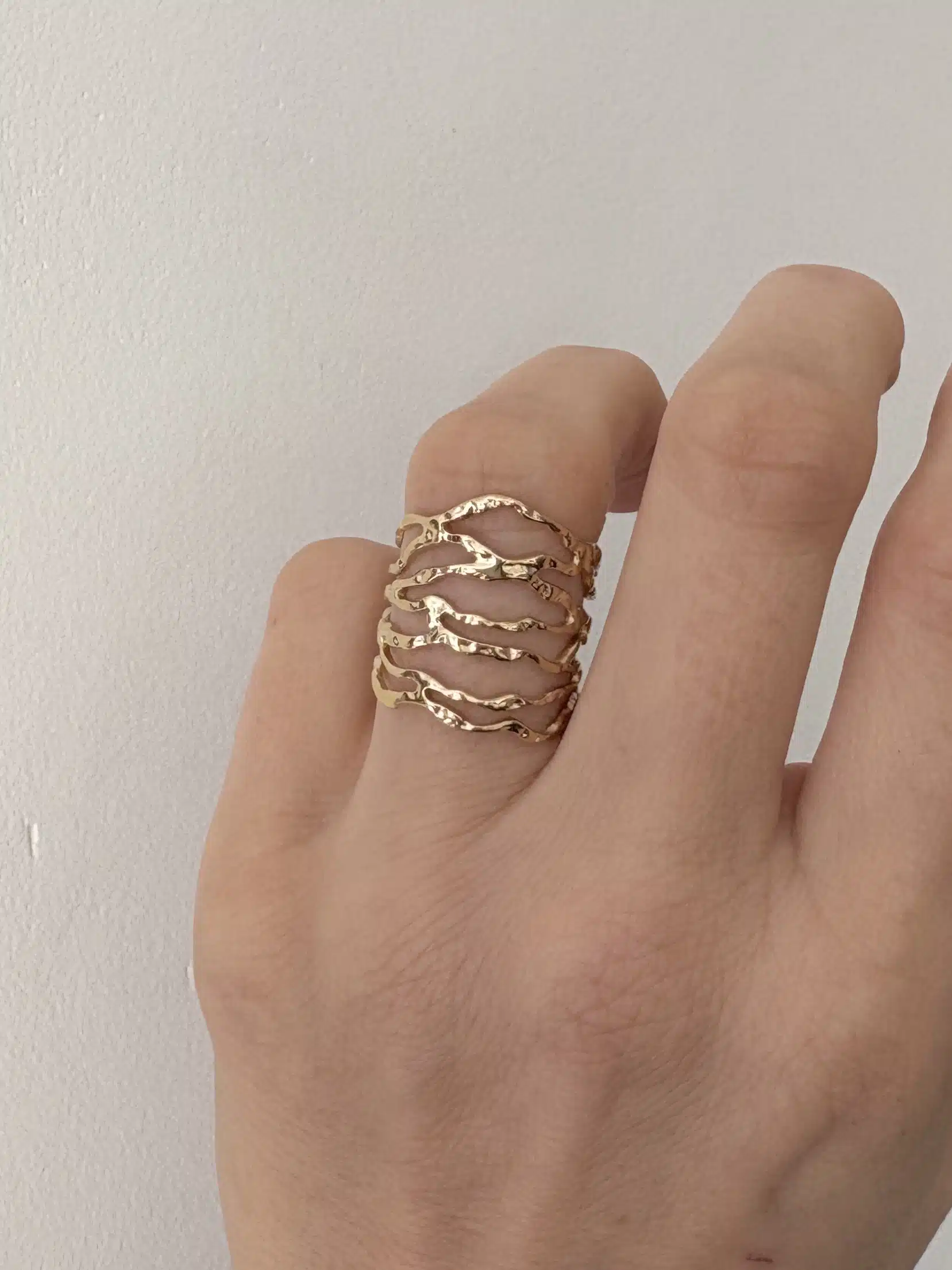 Bague AIDA – Dorée – Image 2