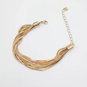 Bracelet manchette SACHA – Doré