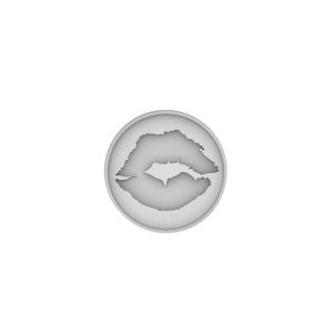 Tampon poudré Bisous Ø40mm