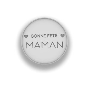 Tampon poudré Bonne fête maman Ø80MM