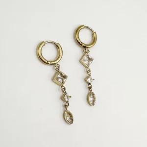 Boucles d&rsquo;oreilles RIHANNA – Doré