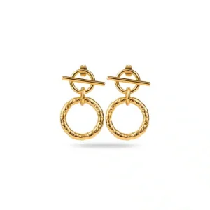 Boucles d&rsquo;oreilles pendantes STEFIE – Doré