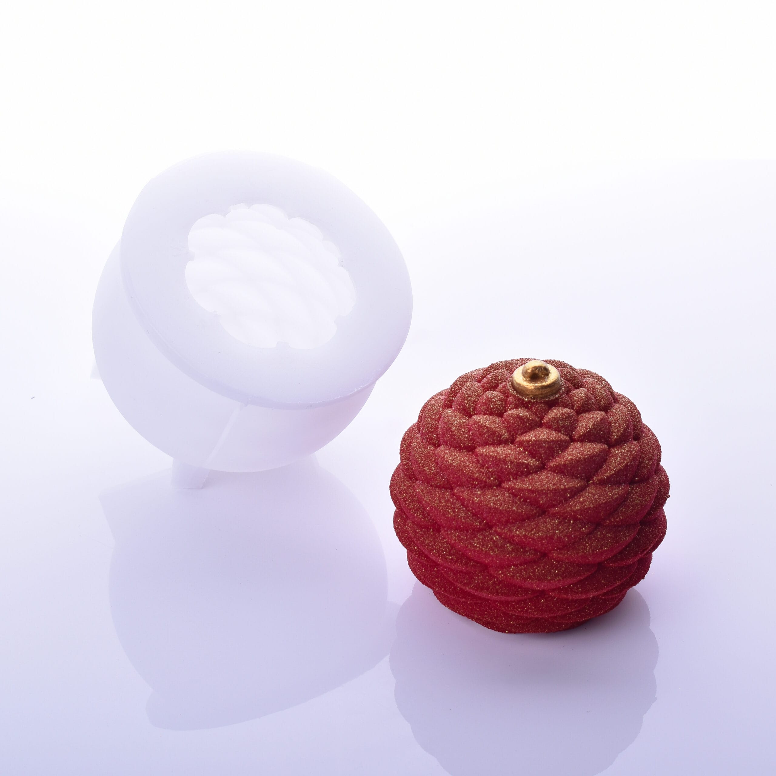 Moule Boule pomme de pin