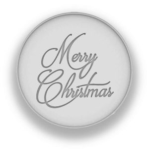 Tampon presse Merry Christmas ∅100mm