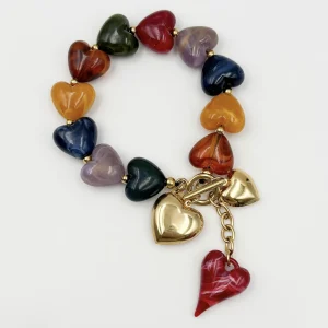 Bracelet CUPIDON – Doré & Multicolore