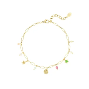 Braceelt de cheville ETOILE – Doré