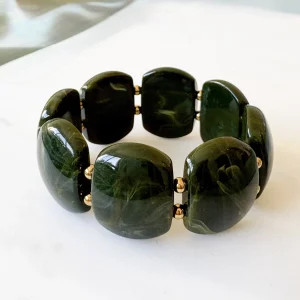 Bracelet ELLIE – Vert kaki