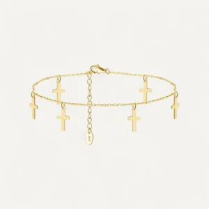 Bracelet Cheville Croix