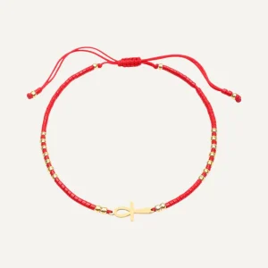 Bracelet à Breloques Croix Égyptienne