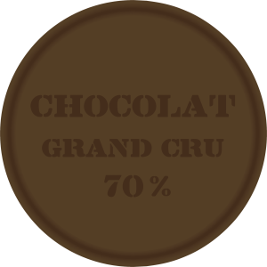 Tampon en métal Chocolat Grand Cru