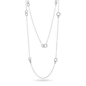 Collier Sautoir AMIA – Argenté