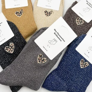Chaussettes à paillettes LEO