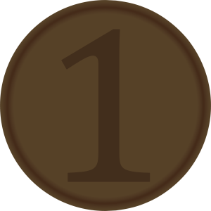 Tampon en métal Chiffre