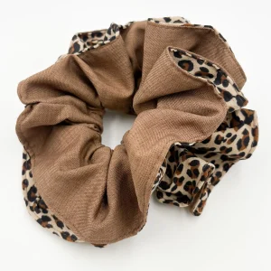 Chouchou BIG LEO – Marron & Léopard