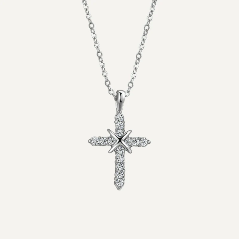 Collier Croix Rose Gold