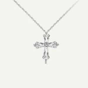 Collier Croix en Cristal