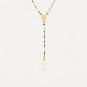 Collier Religieux à Pendentif Croix de la Vierge Marie