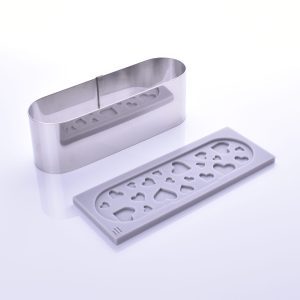 Insert Coeurs silicone pour oblong