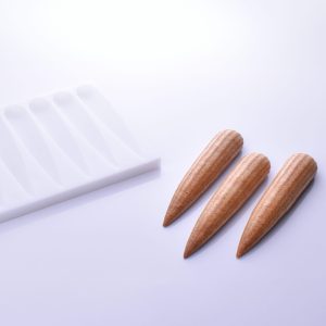 Moule éclairs pointus striés