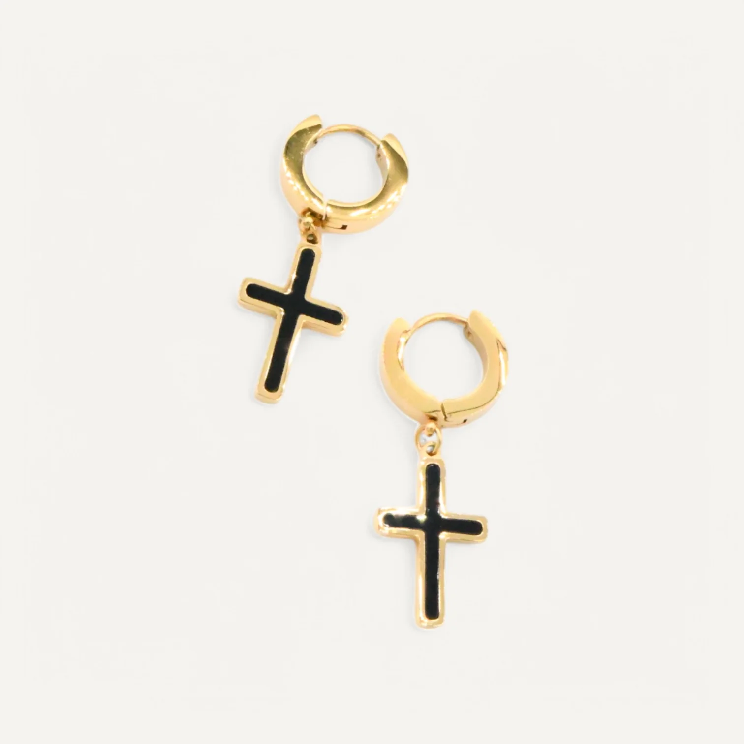 Boucles d’Oreilles Croix - Élégance – Image 3