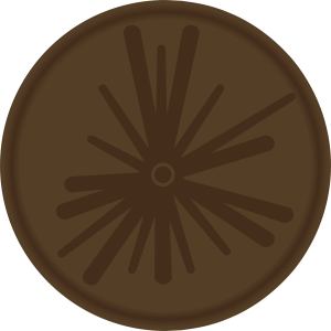 Tampon en métal Étoile