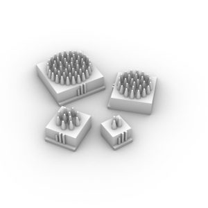 Tampon chocolat Points en rond