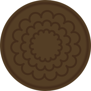 Tampon en métal Fleur 1