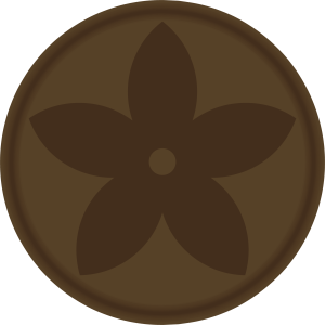 Tampon en métal Fleur 2