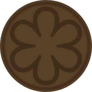 Tampon en métal Fleur 3