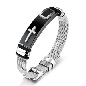 Bracelet Croix Homme