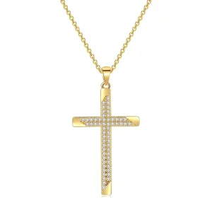 Collier Croix Femme Fantaisie