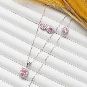 Ensemble Argent Rhodié 3 pièces tendance