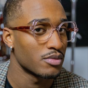 Monture Alicent.H Rose Transparent