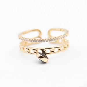 Bague plaqué Or Xp Xuping tendance