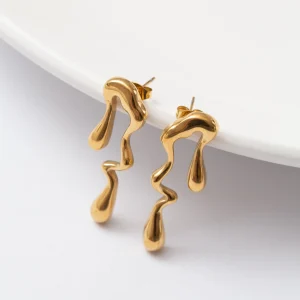 Boucles d'oreille Acier tendance