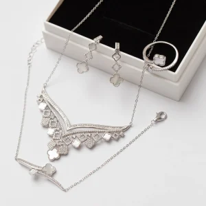 Parure Argent Rhodié Tendance