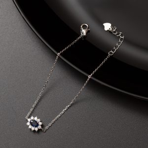 Gourmette Argent Rhodié tendance