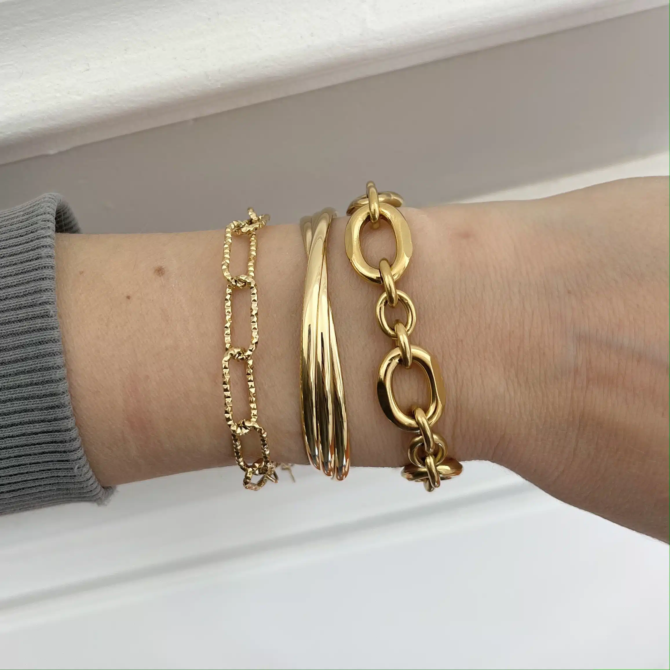 Bracelet SOMIE – Doré – Image 2