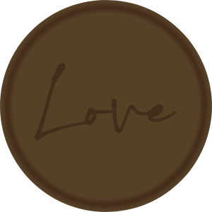 Tampon en métal Love