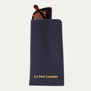 Pochette Bleue en cuir
