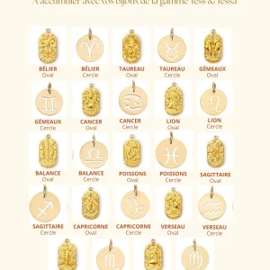 Les pendentifs - Signes astrologiques - Personnalisez votre bijou