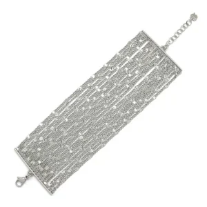 Bracelet manchette CHRIS – Argent