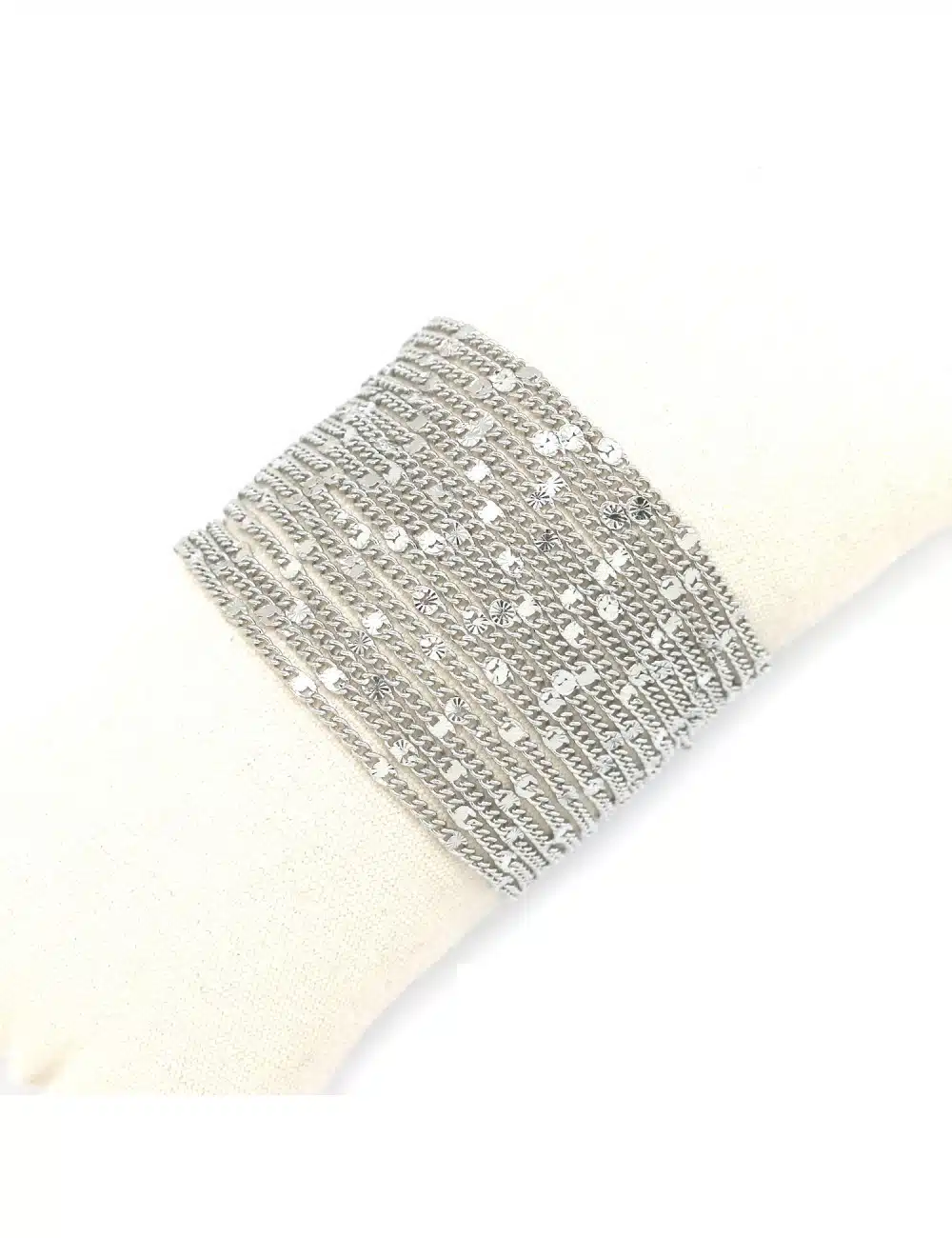 Bracelet manchette CHRIS – Argent – Image 2
