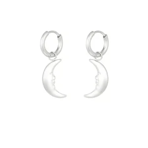 Boucles d&rsquo;oreilles LUNITA – Argenté